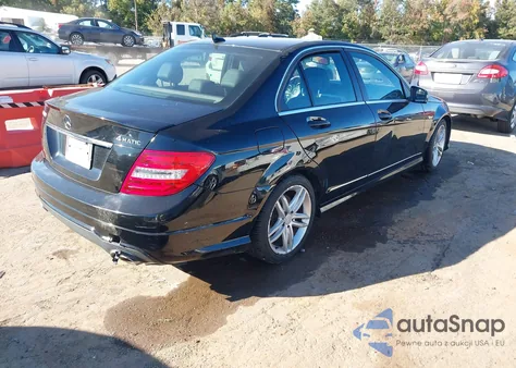 2013 Mercedes-Benz C 300 Sport 4Matic from USA, damaged, VIN WDDGF8ABXDA836626